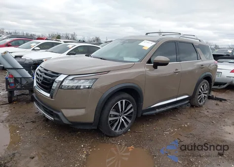 2023 Nissan Pathfinder Platinum 4Wd z USA, uszkodzony, nr VIN 5N1DR3DK2PC201049